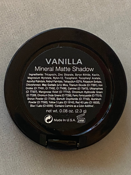 Vanilla Mineral Matte Eyeshadow