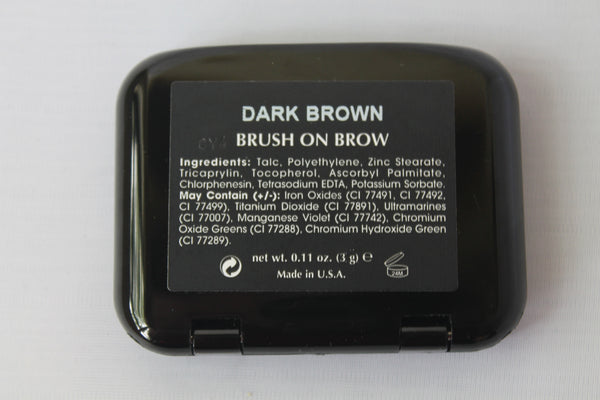 Dark Brown Brush On Brow Powder