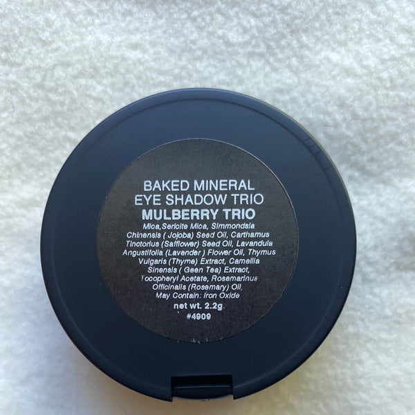 Mulberry Baked Mineral Eyeshadow Trio