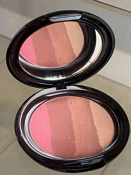 Rose Lines Color Lines Blush & Highlighter Compact with Mirror