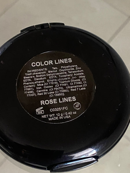 Rose Lines Color Lines Blush & Highlighter Compact with Mirror
