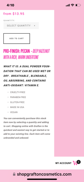 Pecan Pro Finish Foundation