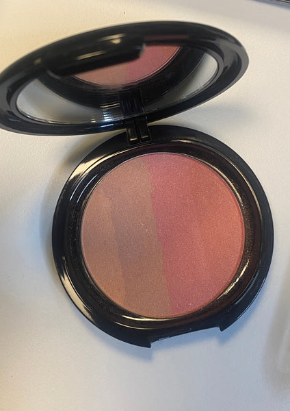 Peach Lines Color Lines  Compact with Mirror