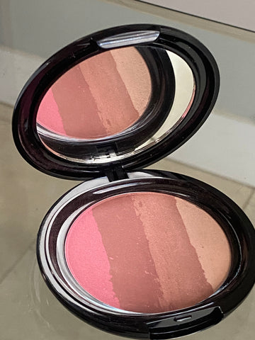 Rose Lines Color Lines Blush & Highlighter Compact with Mirror
