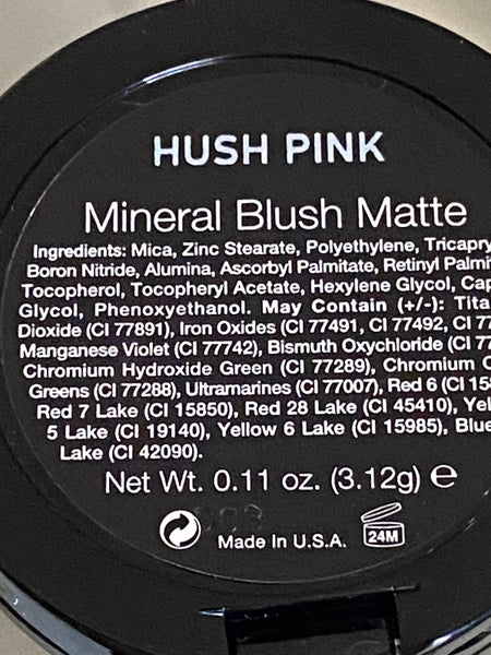 Hush Pink Mineral Matte Blush
