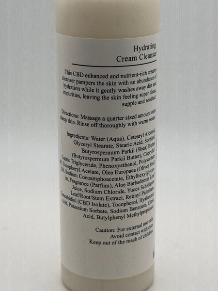 Hydrating Cream Cleanser w/ CBD in a Pump