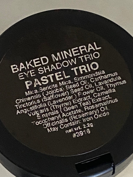 Pastel Baked Mineral Eye Shadow Trio