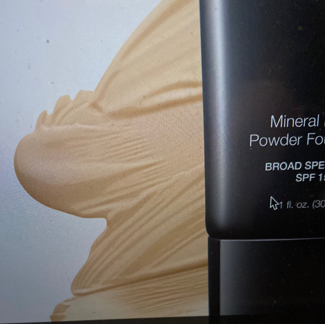 Linen Mineral Liquid Powder Foundation with SPF 15